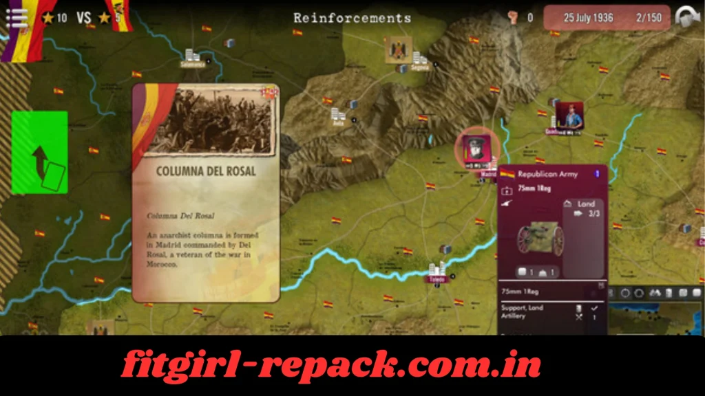 SGS Spain at War Free Download